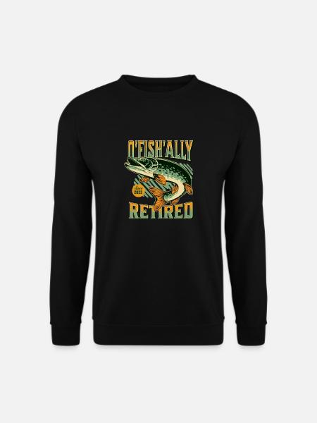 O Fish Ally Retired - Unisex Sweatshirt - black