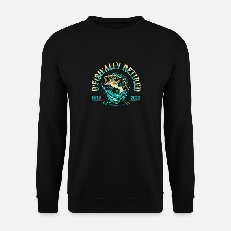 O Fish Ally im Ruhestand - Unisex Pullover - Schwarz