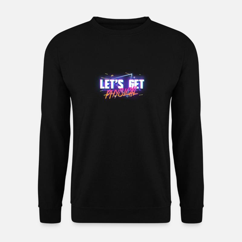 Lass uns Physical Vaporwave Aesthetic bekommen - Unisex Pullover - Schwarz