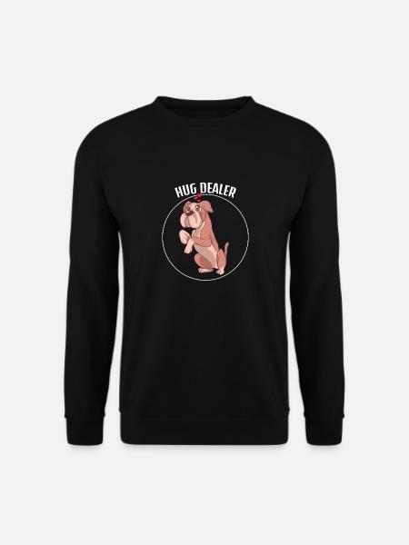 Hug Dealer Dog - Unisex Sweatshirt - black