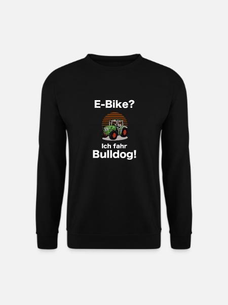 E-Bike ? Ich fahr Bulldog - Unisex Pullover - Schwarz