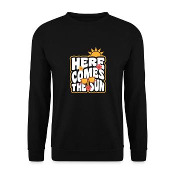 Sommer - Unisex Pullover - Schwarz - Vorne - Alina (178cm) & Michal (187cm)