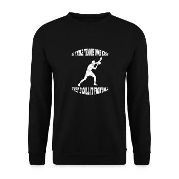 Raquette de tennis Tennis Player Tennis Club - Sweat-shirt Unisexe - noir - Devant - Alina (178cm) & Michal (187cm)