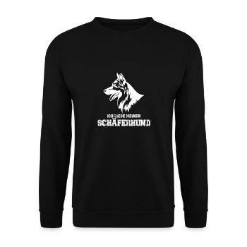 German Shepherd Dad - Schäferhund - Sweat-shirt Unisexe - noir - Devant - Alina (178cm) & Michal (187cm)