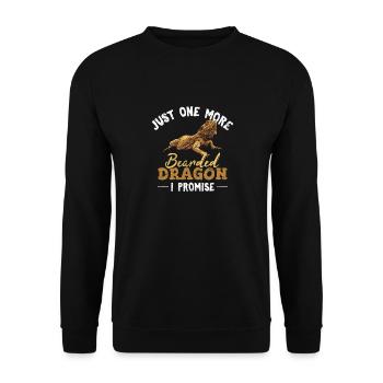 Just One More Bearded Dragon I Promise Bearded Dra - Unisex Pullover - Schwarz - Vorne - Alina (178cm) & Michal (187cm)