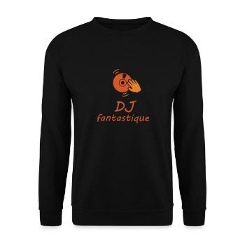 Tshirt femme DJ fantastique - Sweat-shirt Unisexe - noir - Devant - Alina (178cm) & Michal (187cm)