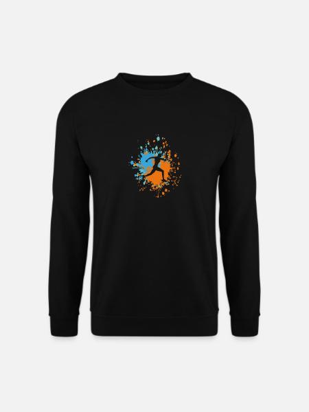 Athlétisme Power Runner Color Splash - Sweat-shirt Unisexe - noir