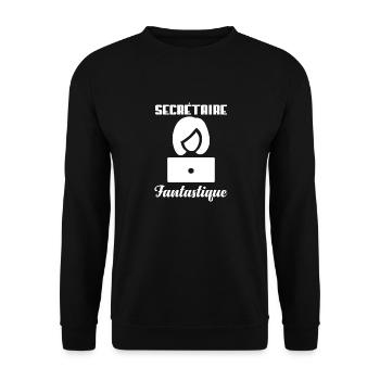 Tshirt femme Secrétaire fantastique - Sweat-shirt Unisexe - noir - Devant - Alina (178cm) & Michal (187cm)