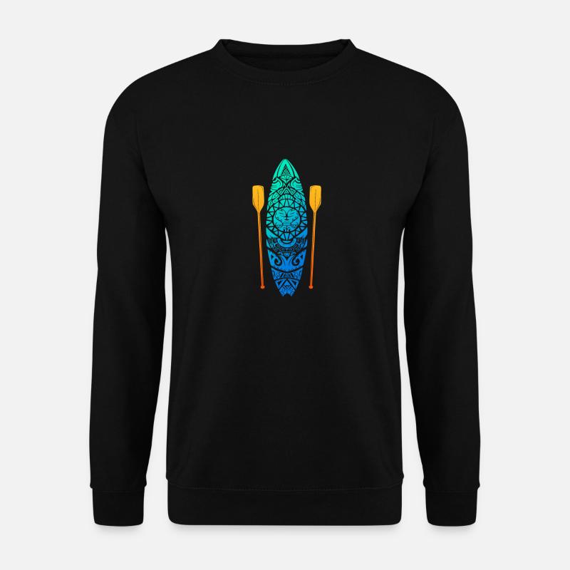 SUP Stand Up Paddling Paddleboard - Unisex Sweatshirt - black