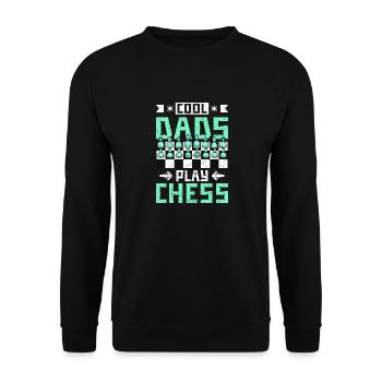 les papas sympas jouent aux échecs - Sweat-shirt Unisexe - noir - Devant - Alina (178cm) & Michal (187cm)