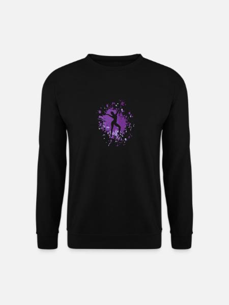 Dancer Pose Color Splash - Unisex Pullover - Schwarz