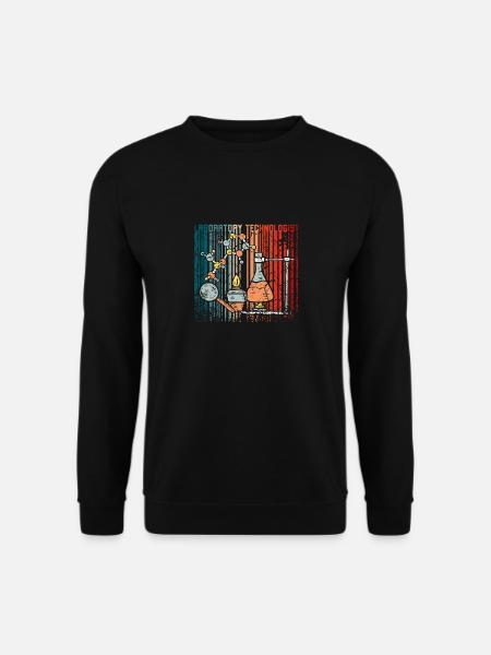 Retro Vintage laboratory technologist - Unisex Pullover - Schwarz