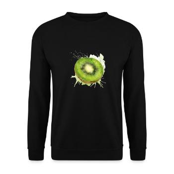 Kiwi FANNY - Sweat-shirt Unisexe - noir - Devant - Alina (178cm) & Michal (187cm)