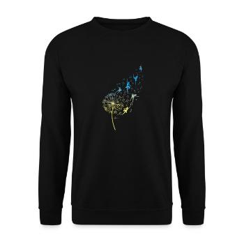 Here for the Beer Feed Festival Bavaria for the breasts - Unisex Sweatshirt - black - Front - Alina (178cm) & Michal (187cm)