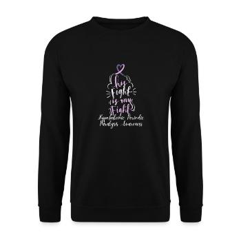 Bekämpfung der hypokaliämischen periodischen Lähmung Bewusstsein - Unisex Pullover - Schwarz - Vorne - Alina (178cm) & Michal (187cm)