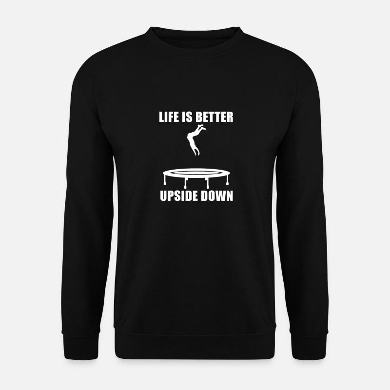Professional Trampoline Jumping Funny Saying - Unisex Sweatshirt - black