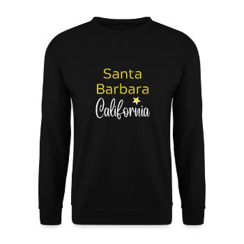 Santa Barbara California - Sweat-shirt Unisexe - noir - Devant - Alina (178cm) & Michal (187cm)