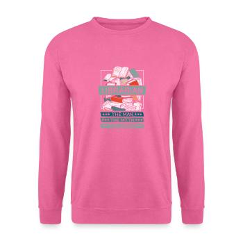 Librarian man myth legend - Unisex Pullover - Pink - Vorne