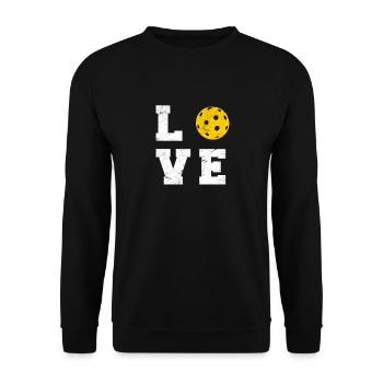 Love Pickleball Player Lover Women Mother's Day Gr - Unisex Pullover - Schwarz - Vorne - Alina (178cm) & Michal (187cm)