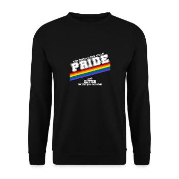 Que se passe-t-il à la Gay Pride Funny - Sweat-shirt Unisexe - noir - Devant - Alina (178cm) & Michal (187cm)