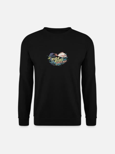 Balkan Jugo - Jugoslawien Spruch riba ribi grize - Unisex Pullover - Schwarz