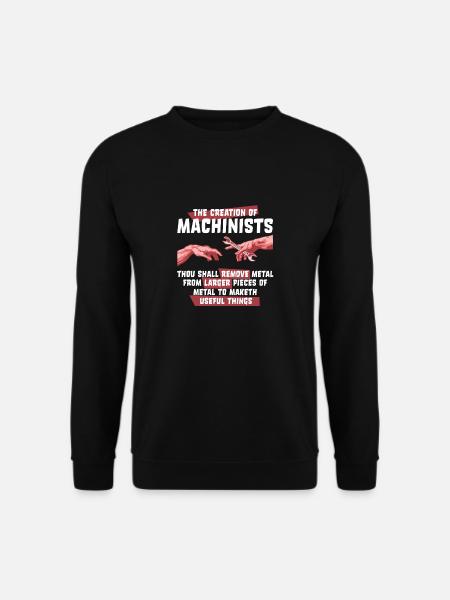 Machinist Welder Locksmith - Unisex Sweatshirt - black