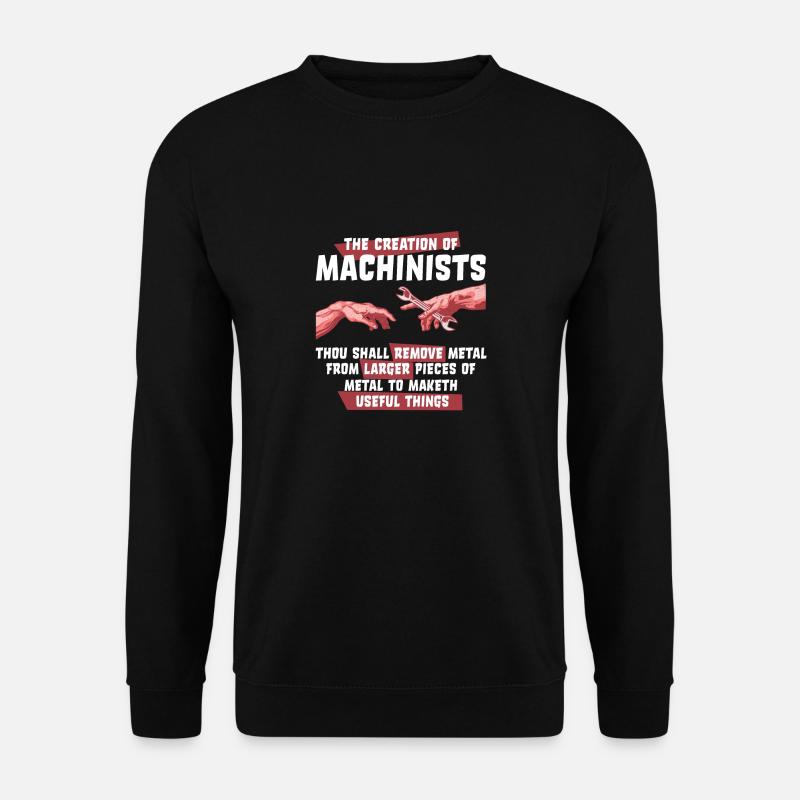 Machinist Welder Locksmith - Unisex Sweatshirt - black
