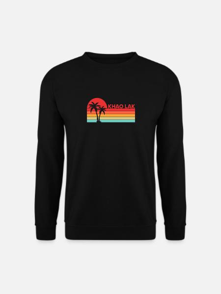 Vintage Urlaub Reise Khao Lak Thailand Asien - Unisex Pullover - Schwarz