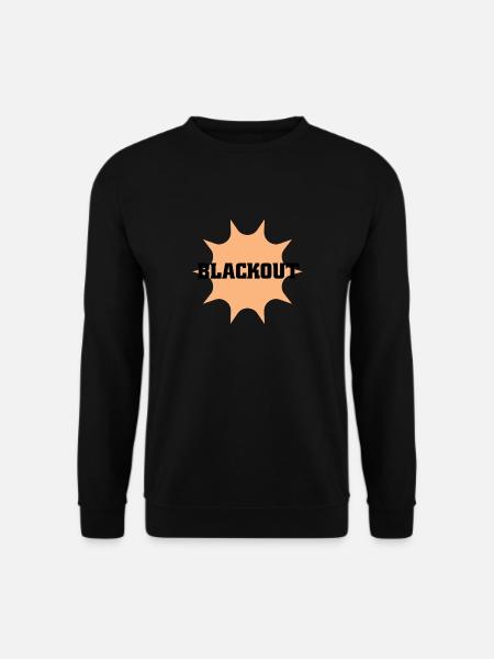 Blackout - Unisex Pullover - Schwarz