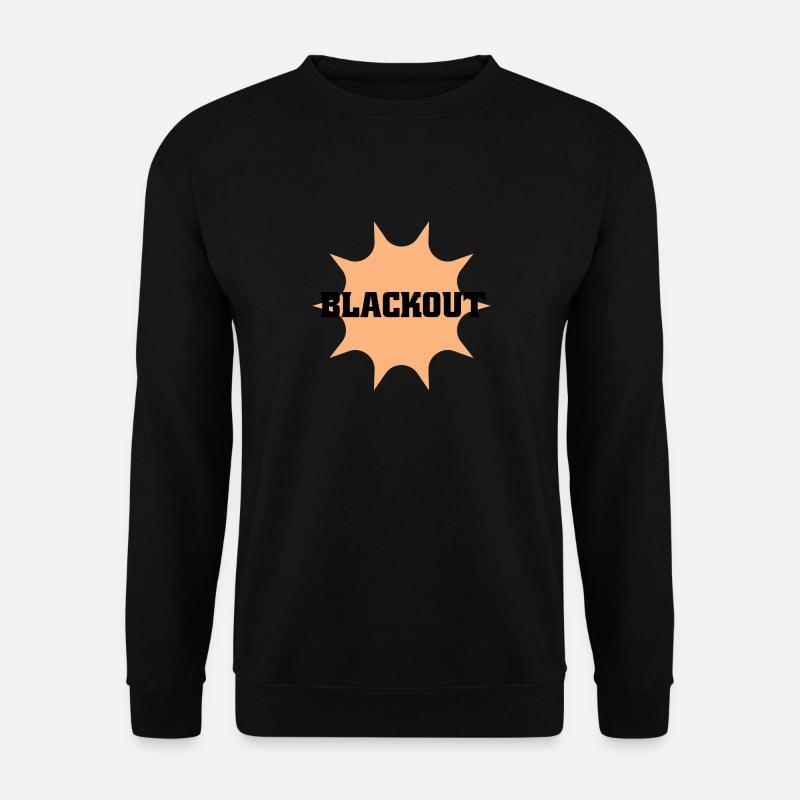 Blackout - Unisex Pullover - Schwarz