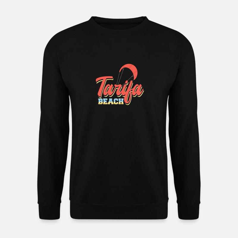 Tarifa Beach Spain Kite-Surfing Paradise - Unisex Sweatshirt - black
