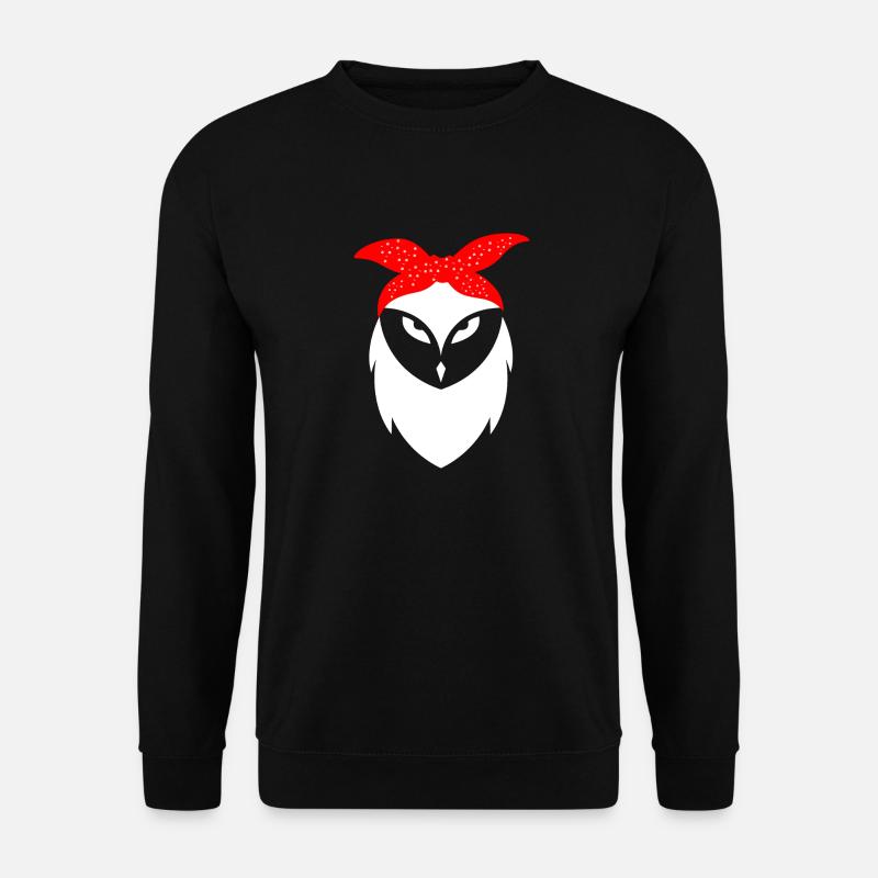 Owl - Unisex Sweatshirt - black