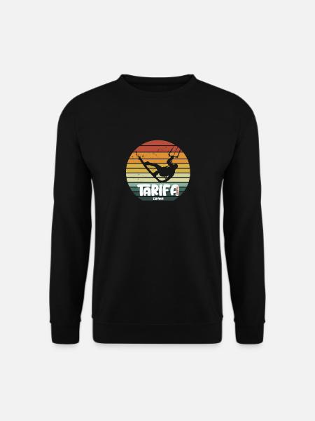 Tarifa Beach Espagne Kitesurf Sports nautiques - Sweat-shirt Unisexe - noir