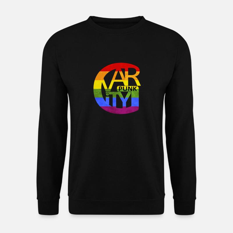 pride gravity Buchstabe für Punks - Unisex Pullover - Schwarz