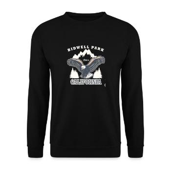 Bidwell Park Chico California Hiking Natural - Unisex Sweatshirt - black - Front - Alina (178cm) & Michal (187cm)