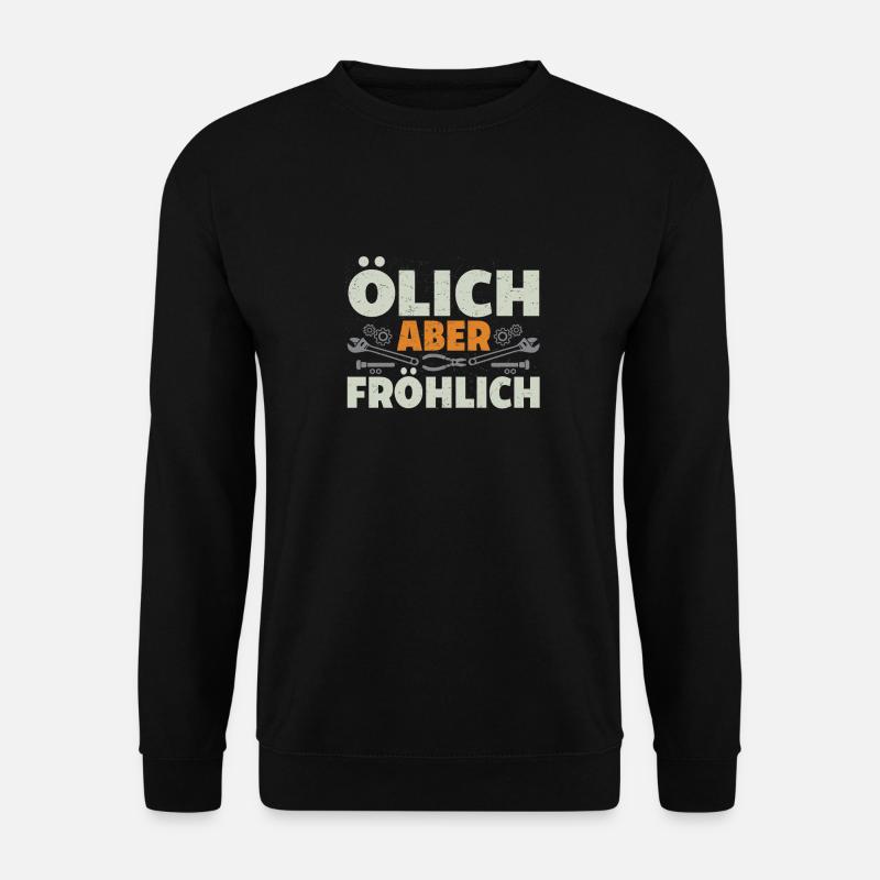 KFZ Mechaniker Mechatroniker Autoschrauber Spruch - Unisex Pullover - Schwarz