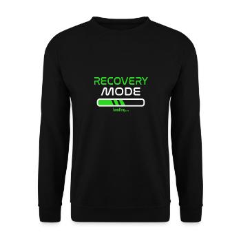 Mode de récupération amusant sur Get Well Joke - Sweat-shirt Unisexe - noir - Devant - Alina (178cm) & Michal (187cm)