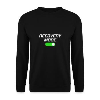 Mode de récupération amusant sur Get Well Joke - Sweat-shirt Unisexe - noir - Devant - Alina (178cm) & Michal (187cm)
