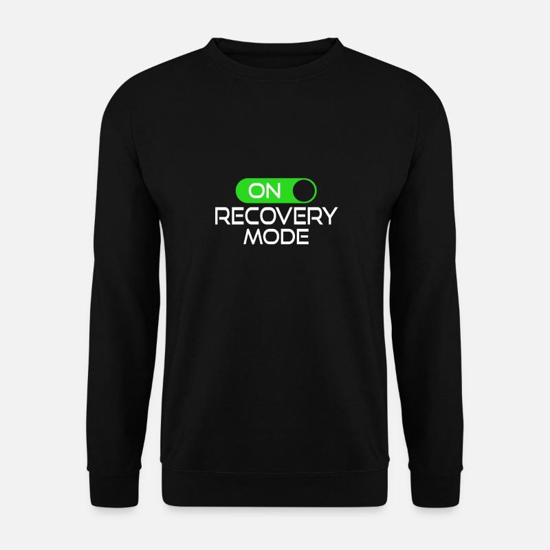 Wiederherstellungsmodus Bei Get Well Injury Joke - Unisex Pullover - Schwarz