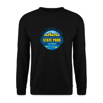 Leasburg Dam State Park Las Cruces Nouveau-Mexique - Sweat-shirt Unisexe - noir - Devant - Alina (178cm) & Michal (187cm)