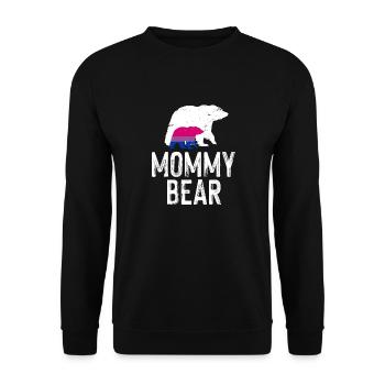 LGBT Rainbow Gay Pride Homo Lesbian Gay - Unisex Sweatshirt - black - Front - Alina (178cm) & Michal (187cm)
