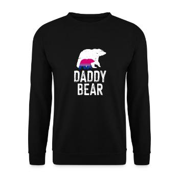 LGBT Rainbow Gay Pride Homo Lesbienne Gay - Sweat-shirt Unisexe - noir - Devant - Alina (178cm) & Michal (187cm)