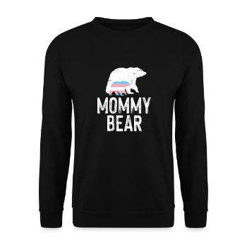 LGBT Rainbow Gay Pride Homo Lesbian Gay - Unisex Sweatshirt - black - Front - Alina (178cm) & Michal (187cm)