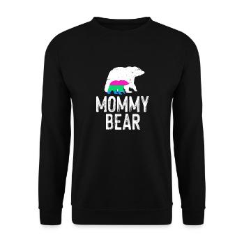 LGBT Rainbow Gay Pride Homo Lesbian Gay - Unisex Sweatshirt - black - Front - Alina (178cm) & Michal (187cm)