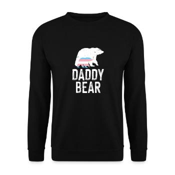 LGBT Rainbow Gay Pride Homo Lesbian Gay - Unisex Sweatshirt - black - Front - Alina (178cm) & Michal (187cm)