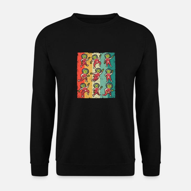 Dancing Aliens Dance Challenge Funny - Unisex Sweatshirt - black