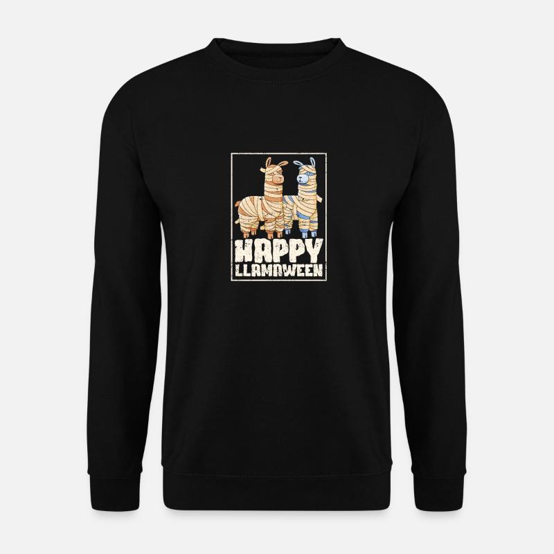 Schaurig gruselig gespenstisch lustig Halloween - Unisex Pullover - Schwarz
