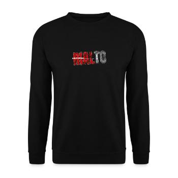 Rialto California Adventure Wander City Eagle 1911 - Unisex Sweatshirt - black - Front - Alina (178cm) & Michal (187cm)