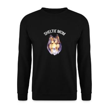 Shetland Sheltie Dog Owner Dog Lovers - Unisex Sweatshirt - black - Front - Alina (178cm) & Michal (187cm)