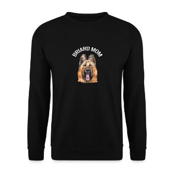 Briard Hund Hundebesitzer Hundeliebhaber Hunde - Unisex Pullover - Schwarz - Vorne - Alina (178cm) & Michal (187cm)